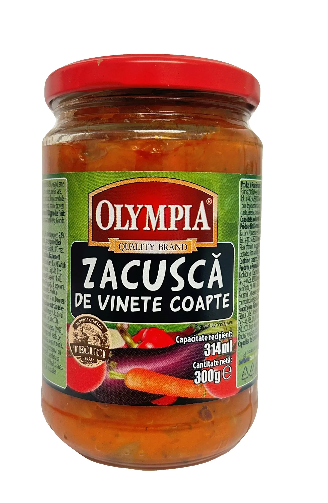 Zacuscă aus gebackenen Auberginen