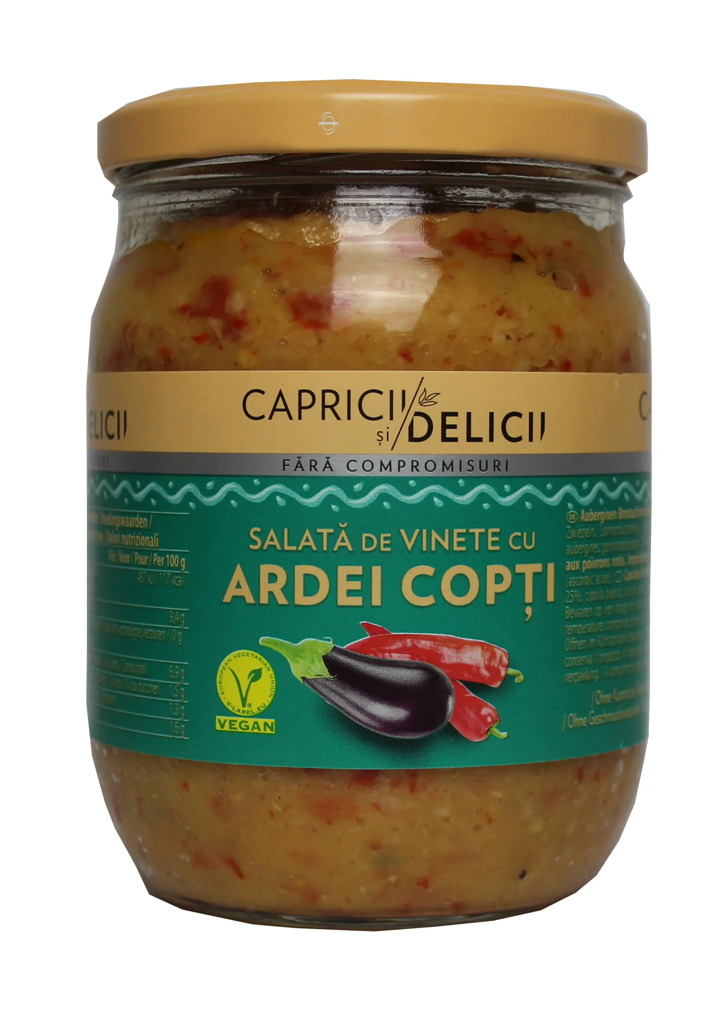 Salata de vinete mit gegrillter Spitzpaprika