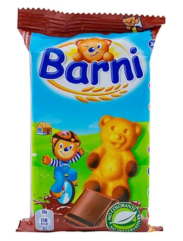 Barni Kuchen mit Schokocreme