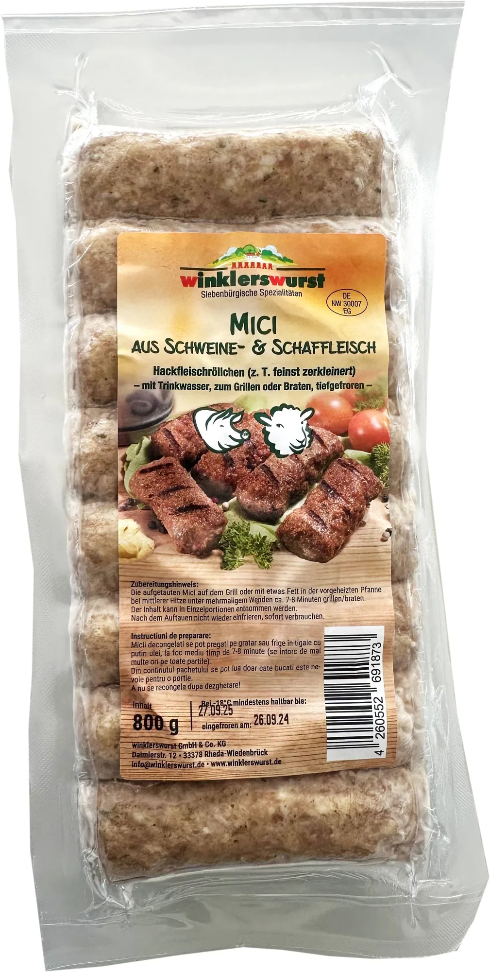 Mici aus Schweine- und Schaffleisch - Produktbild 4