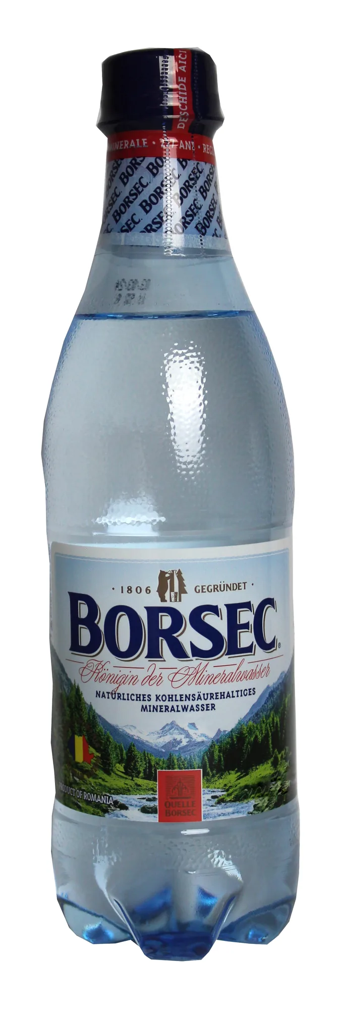 Mineralwasser Borsec mit Kohlensäure
