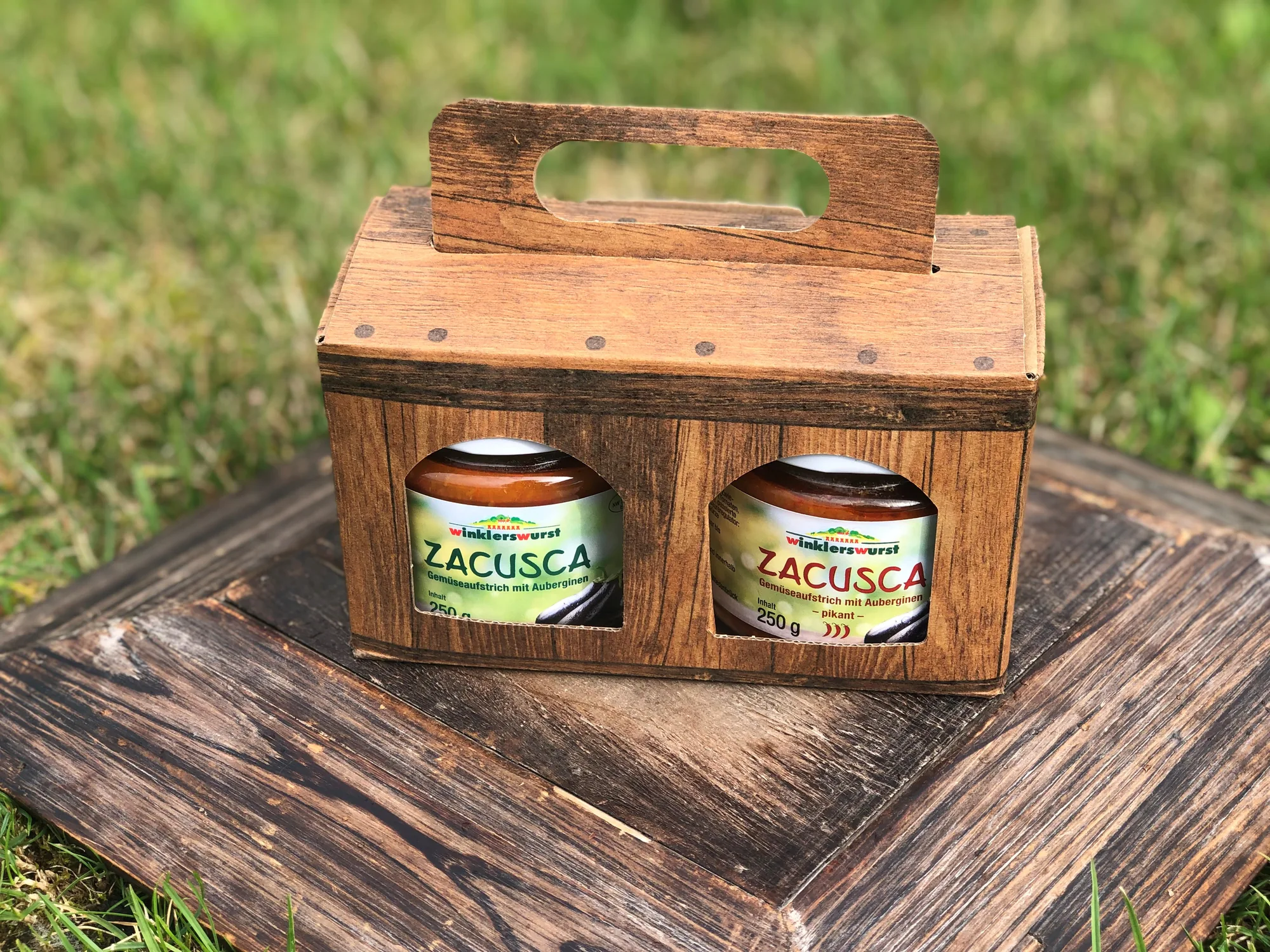 2 Zacusca Gläser als Geschenk
