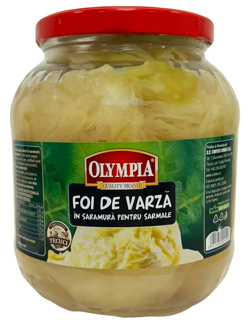 Sauerkrautblätter in Salzlake (Olympia)