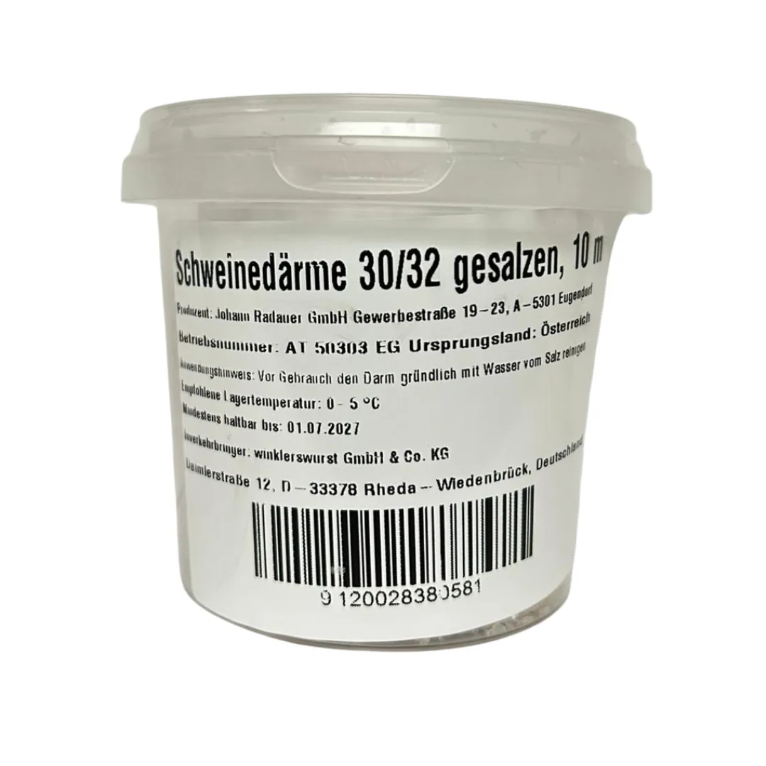 Schweinedarm 30/32 gesalzen 10m