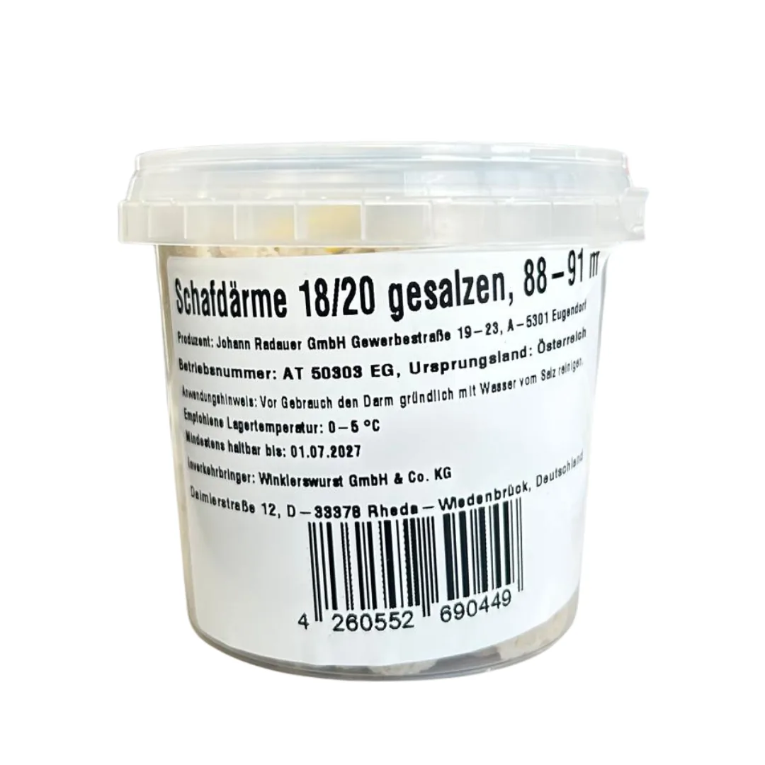 Schafsdarm 18/20, Bd. 88-91m