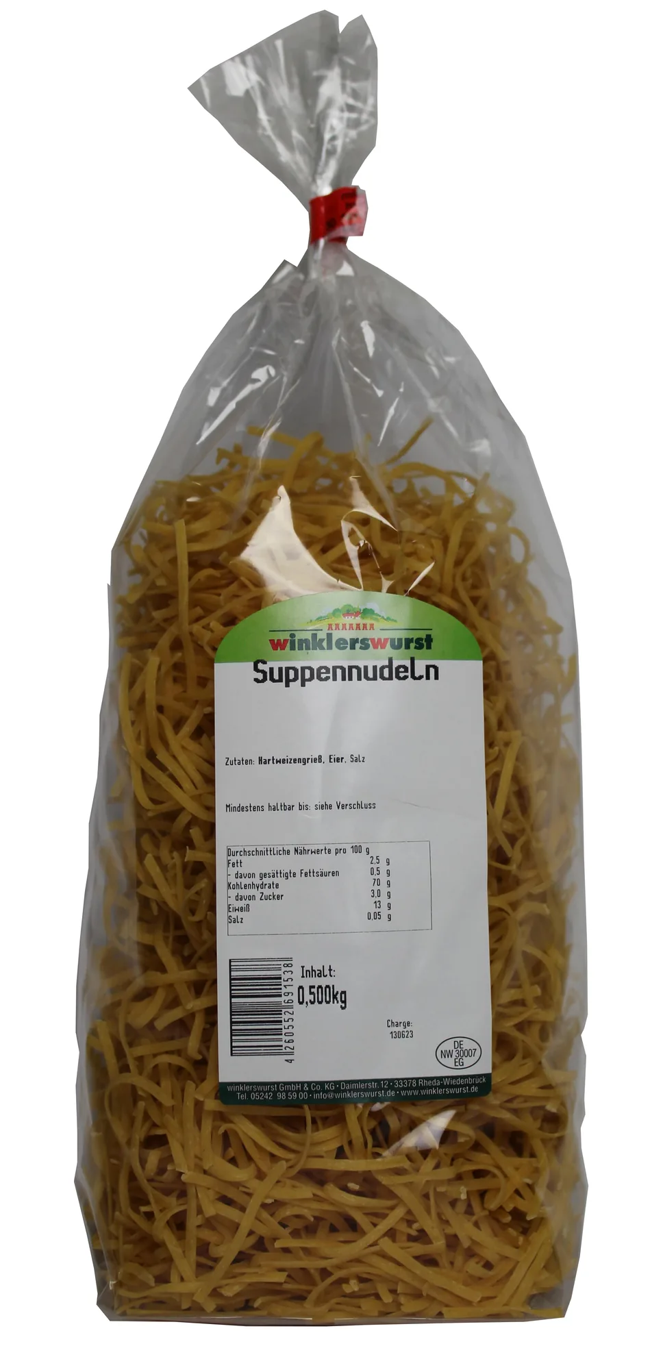 Suppennudeln, breit