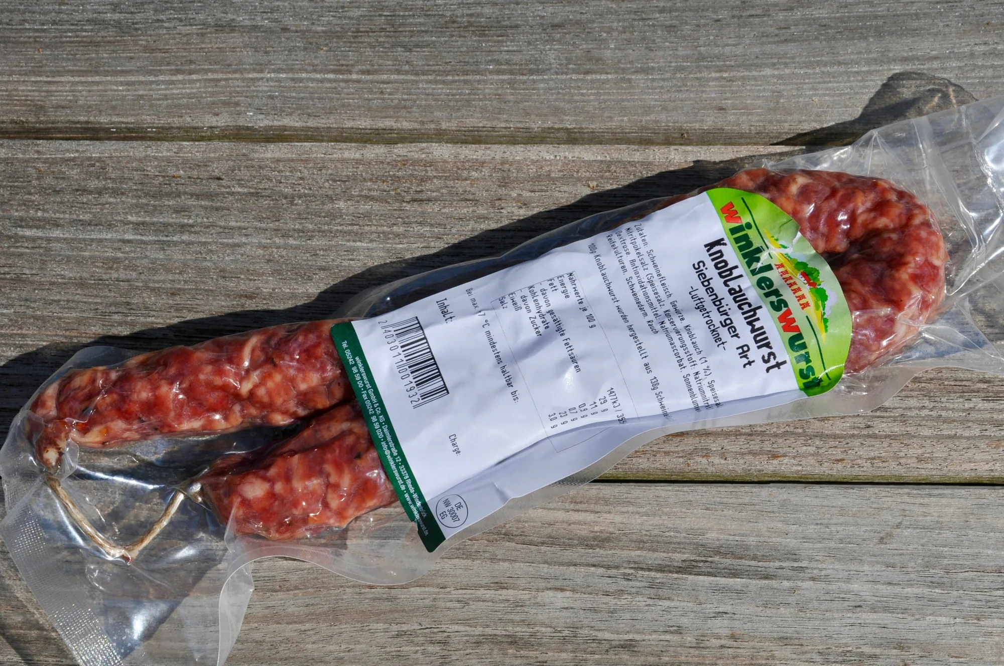 Knoblauchwurst - luftgetrocknet - Produktbild 3