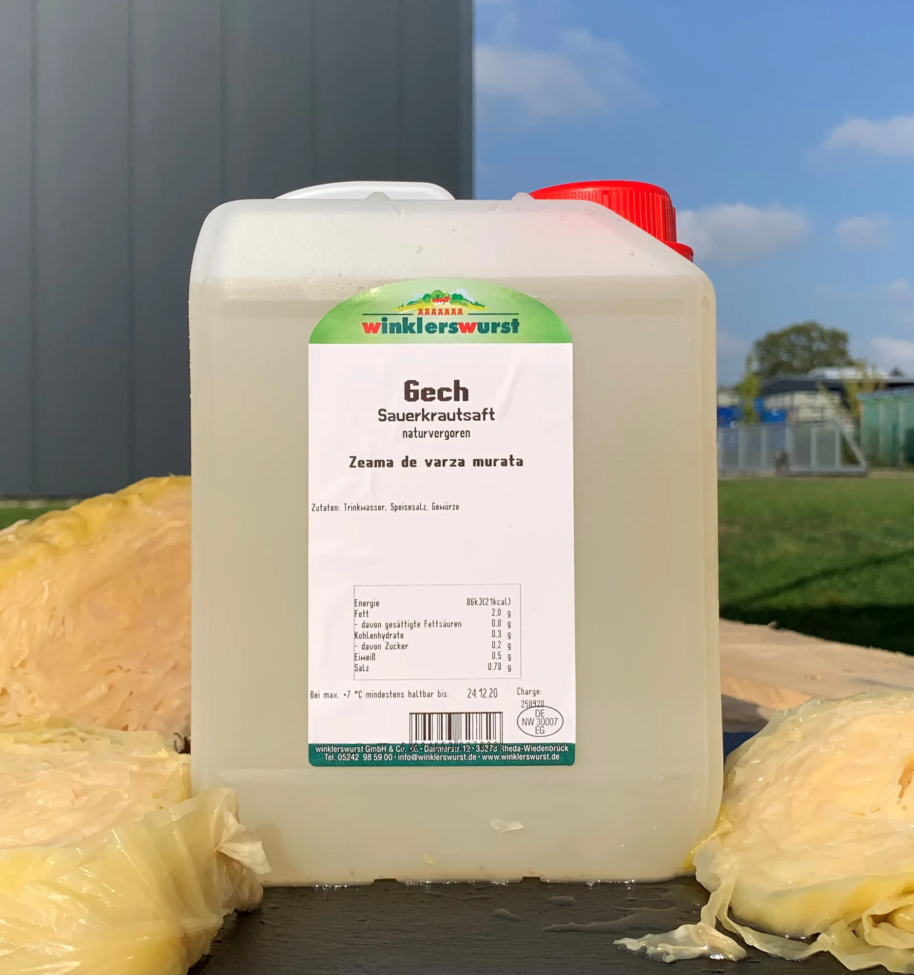 Gech - Sauerkrautsaft (hausgemacht)