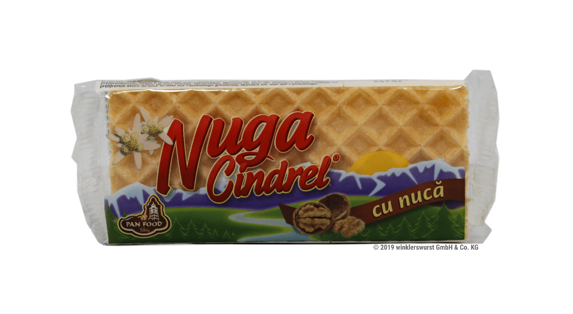 Weißer Nugat mit Nüssen