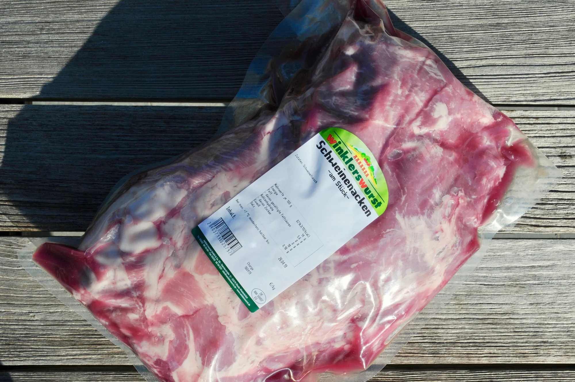 Schweinenacken am Stück - Produktbild 3