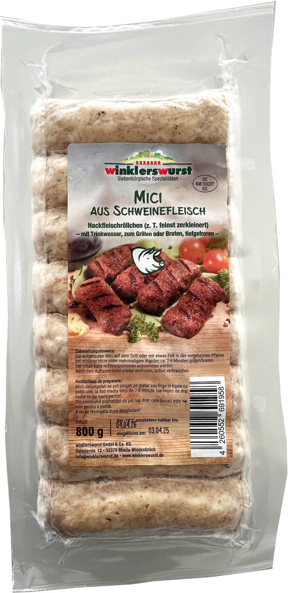 Mici aus Schweinefleisch - Produktbild 4