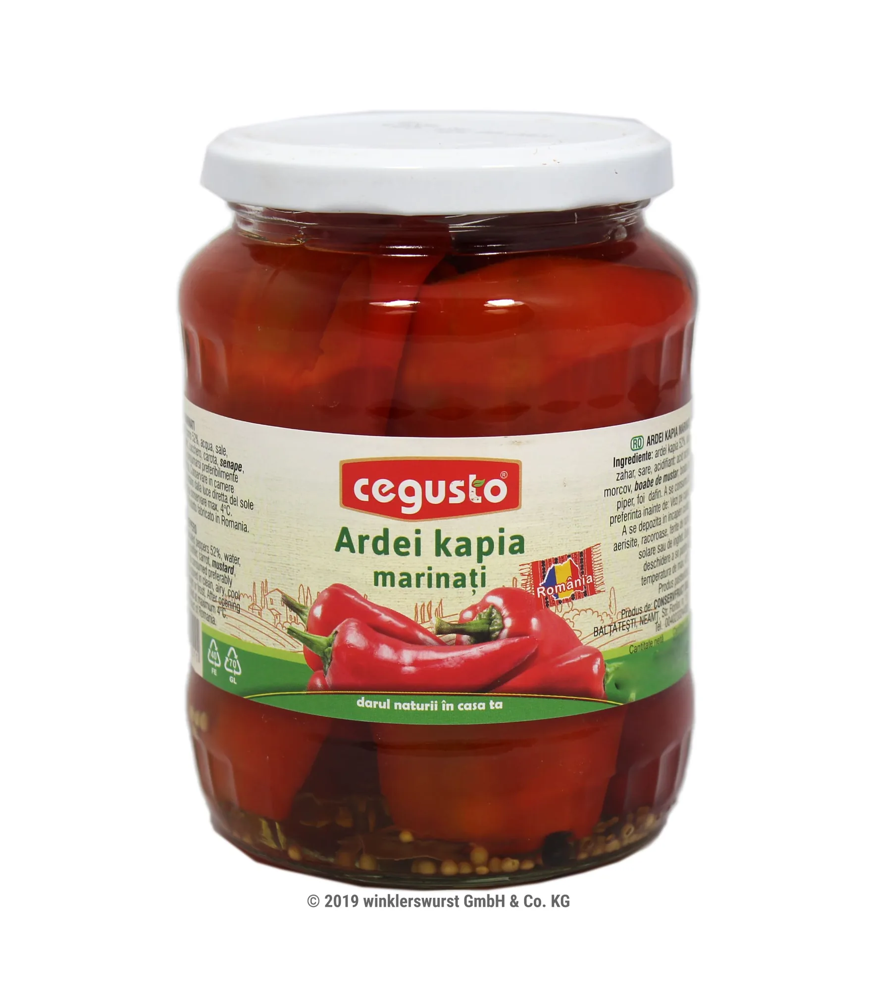 Spitzpaprika in Essig - Conservfruct
