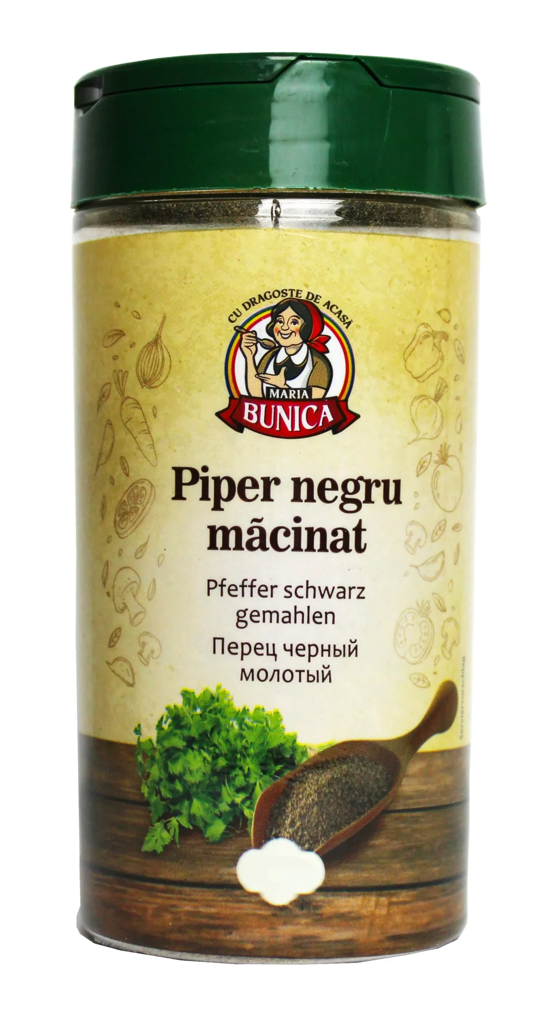 Pfeffer schwarz gemahlen