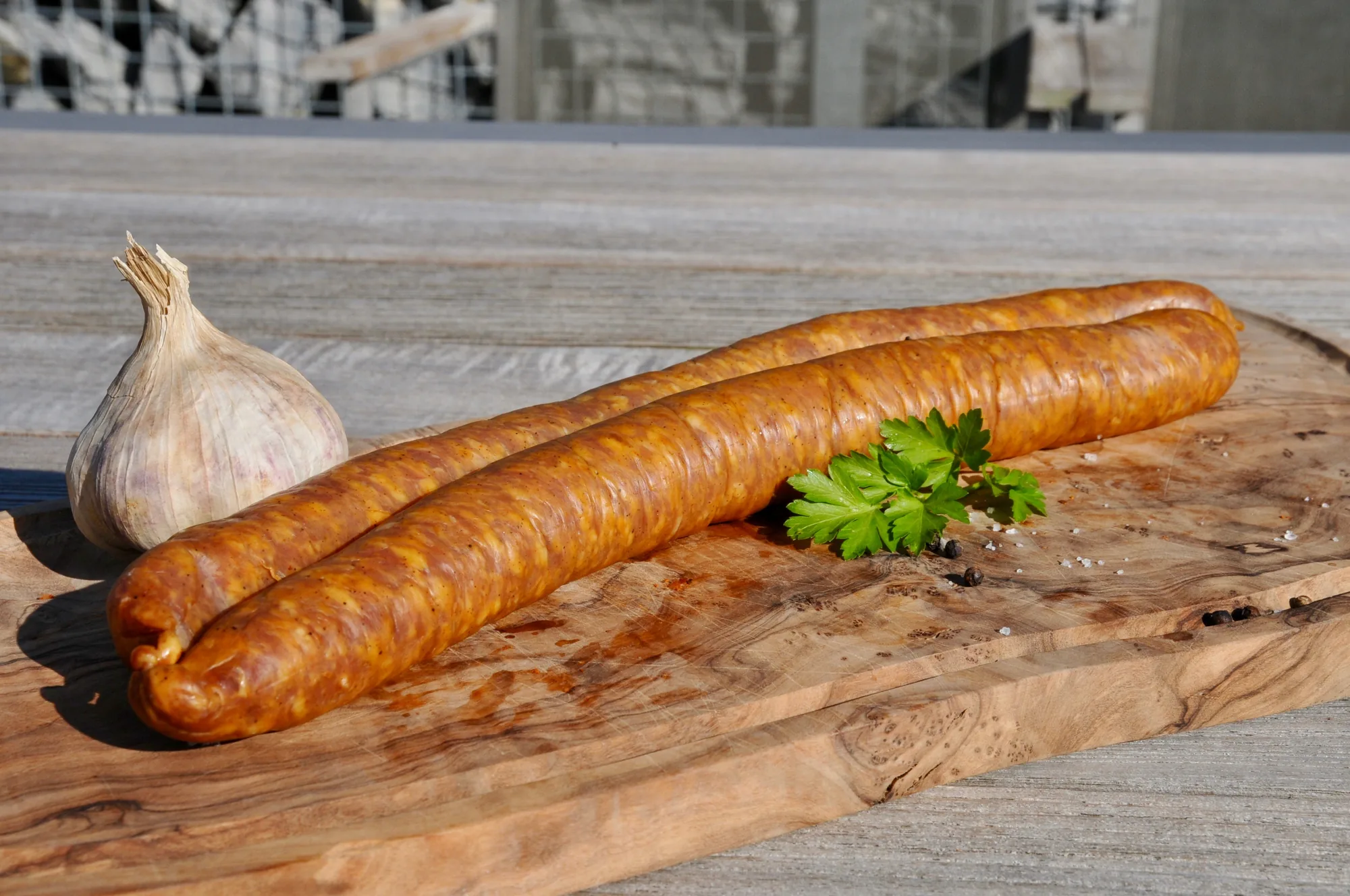 geräucherte Bratwurst mit Knoblauch LANG - Produktbild 2