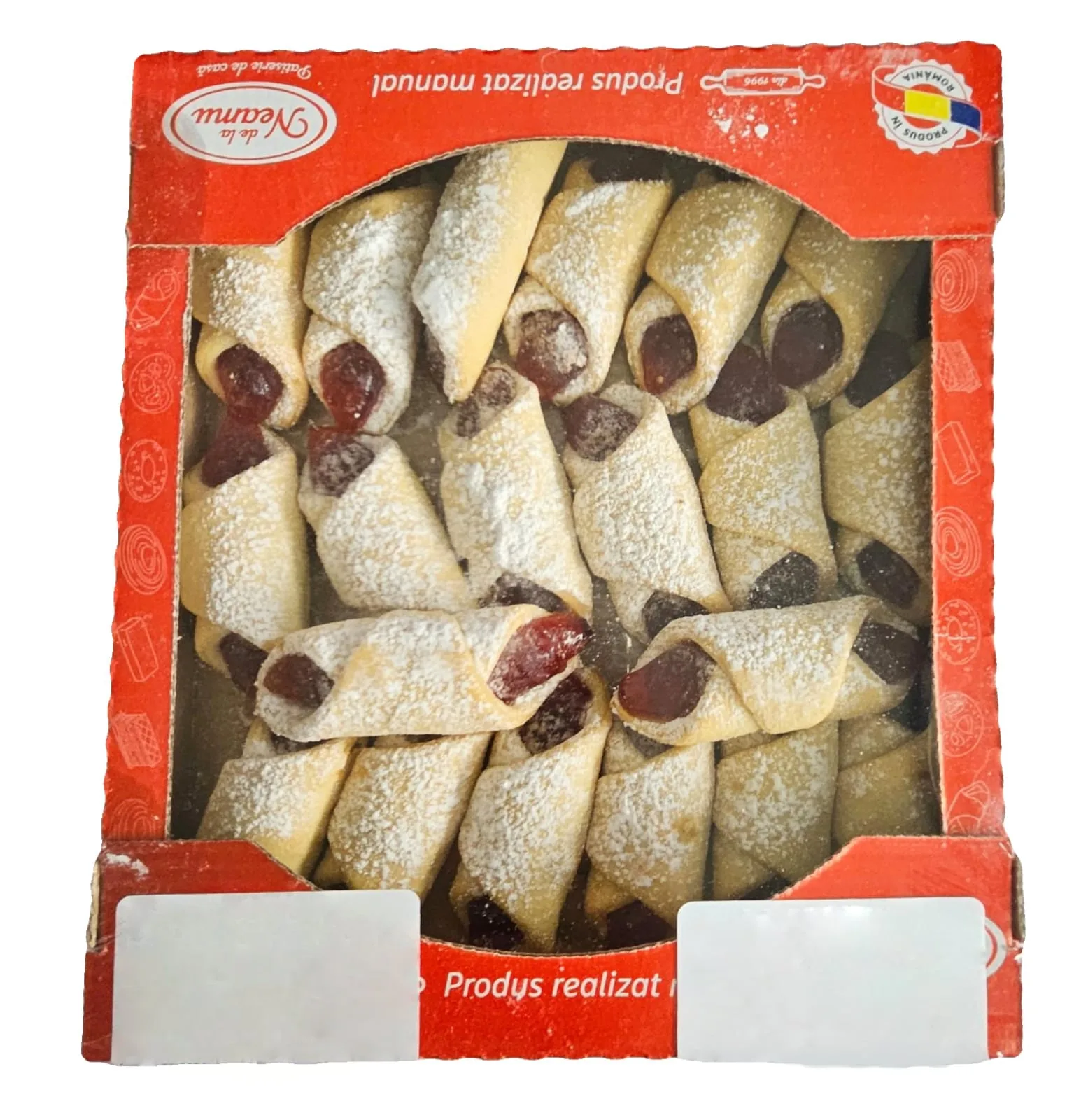 Kipferl mit Sauerkirschfüllung