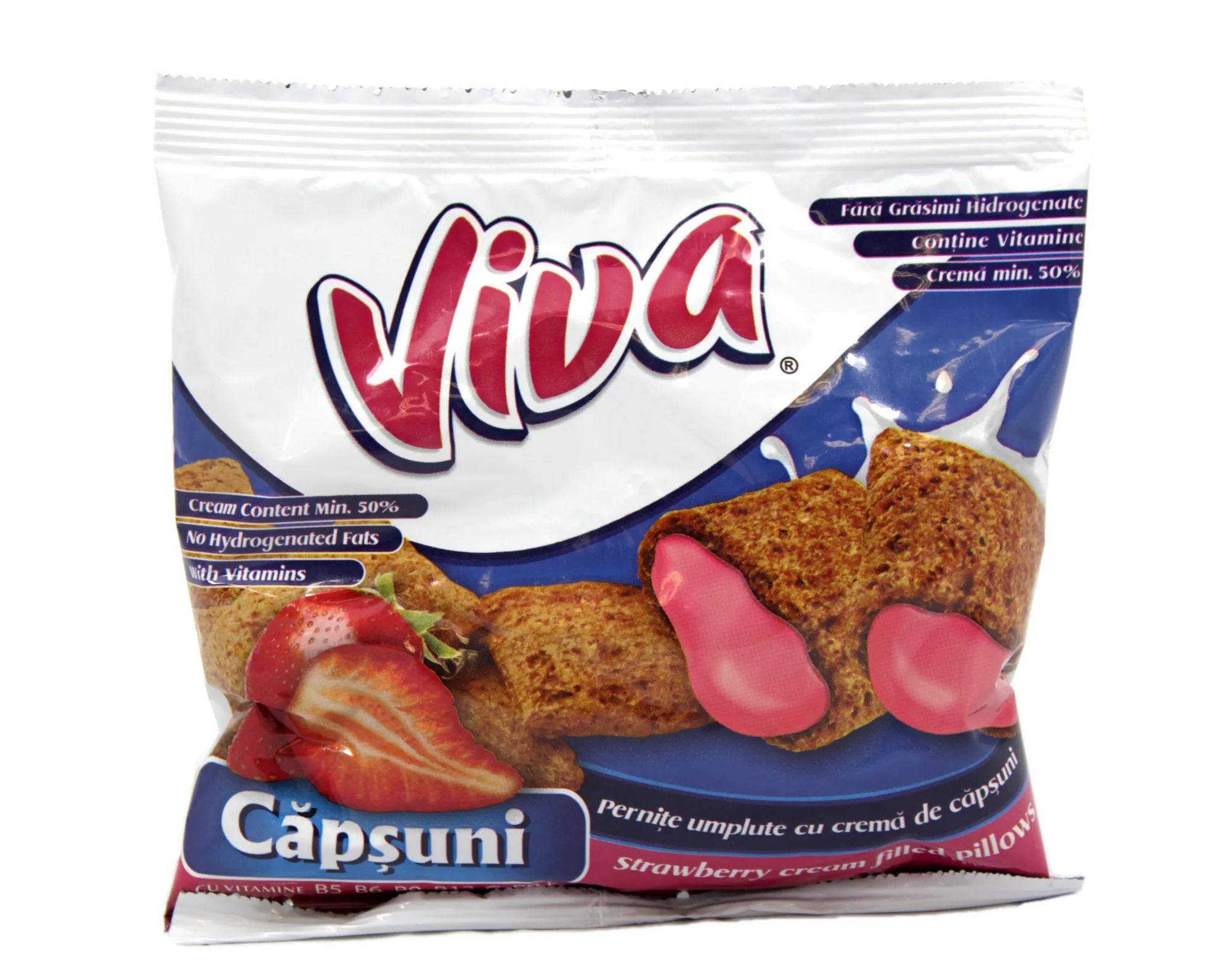 Viva-Snack mit Erdbeercreme