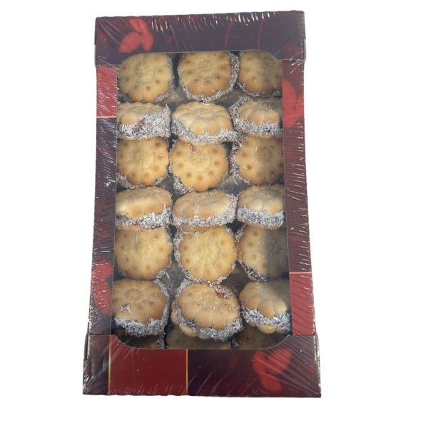 Gebäck mit Marmeladenfüllung