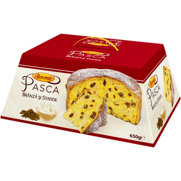 Pasca Kuchen mit Käse und Rosinenfüllung