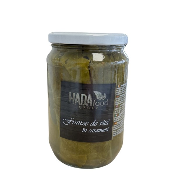 Frunze de viță în saramură Hada