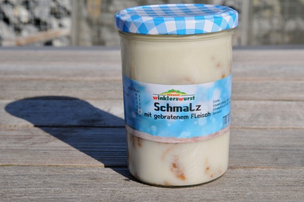 Fleisch in Schmalz