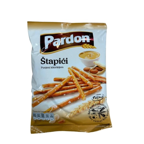 Bețișoare sărate cu umplutură de arahide (Pardon)