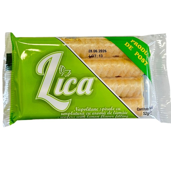 Waffeln Lica mit Zitrone