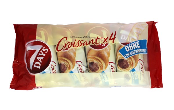 Croissant cu crema de cacao