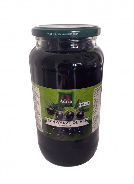 Oliven schwarz ohne Kern
