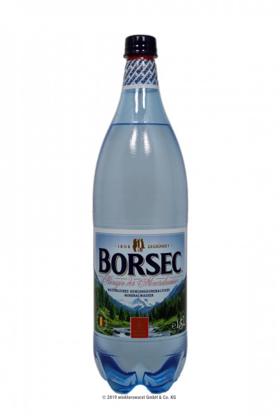 Mineralwasser Borsec 1,5 l mit Kohlensäure